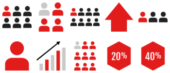 Info Graphics Red 아이콘 팩