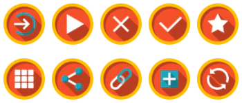 Multimedia Rounded Icons gói biểu tượng