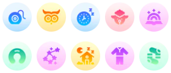 Time to Sleep jeu d'icônes