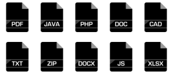 Files Sleek icon pack