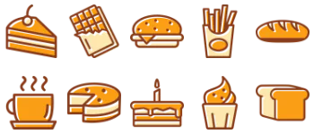 Cake and Bakery アイコンパック