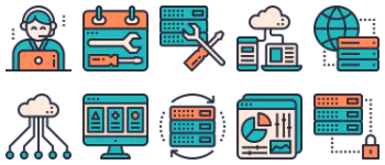 Web Hosting icon pack