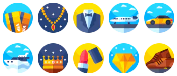 Luxury Shop paquete de iconos