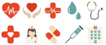 Medical Elements jeu d'icônes