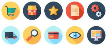 Ecommerce jeu d'icônes