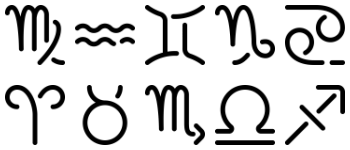 Zodiac icon pack