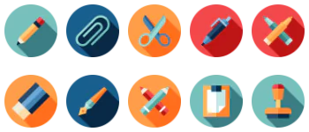 Stationery набір іконок