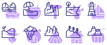 National Park paquete de iconos