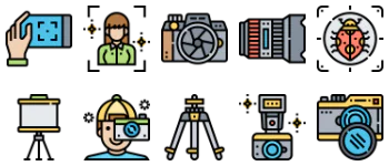 Camera and Accessories pakiet ikon