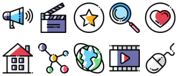 Multimedia pacote de ícones