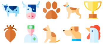 Veterinary набір іконок