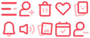 Interaction assets icon pack