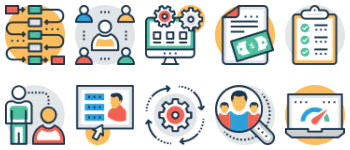 Project Management pakiet ikon