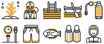 Diving icon pack
