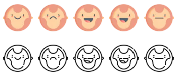 Emoji jeu d'icônes