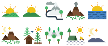 Landscapes icon pack
