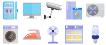 Household Appliances gói biểu tượng