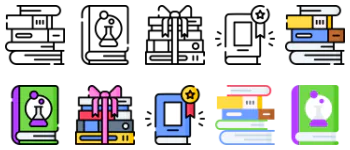 Books and Literature icon pack