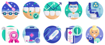 Dental Care gói biểu tượng