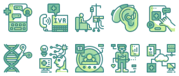Medical Technology Icon-Paket