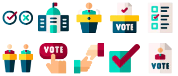 Voting Elections pakiet ikon