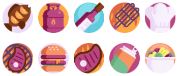 Barbecue 图标包