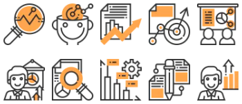 Research and analysis 아이콘 팩