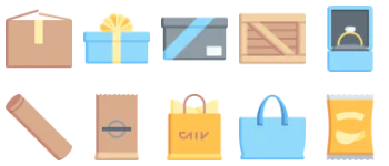 Packaging icon pack