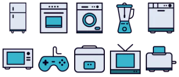 Home and appliances набір іконок