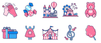 Circus icon pack