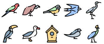 Birds paquete de iconos