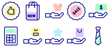 Shopping pakiet ikon