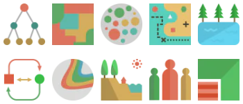 Geography gói biểu tượng