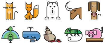 Animals icon pack