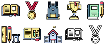 Back to School icon pack