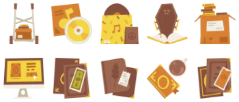 Book Store Icon-Paket