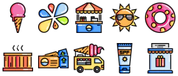 Water Park icon pack