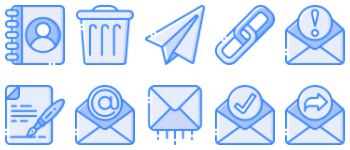 Email Actions icon pack