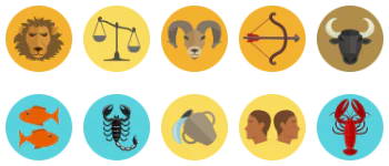 Zodiac icon pack