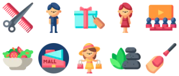 Mall Shopping Center icon pack