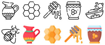 Rosh Hashanah and Yom Kippur icon pack