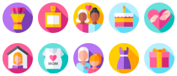 Mothers Day набір іконок