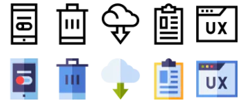 User Experience Icon-Paket