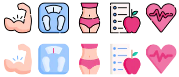 Fitness icon pack