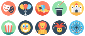Circus Icon-Paket