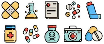 Medical jeu d'icônes