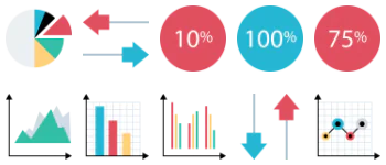 Charts and Diagrams набор иконок