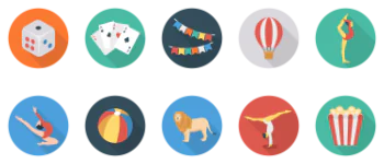 Circus icon pack