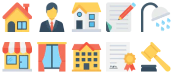 Real Estate набір іконок