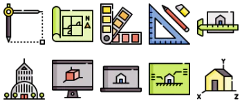 Architecture icon pack
